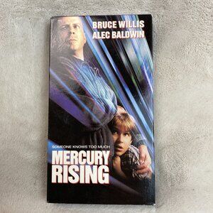 Mercury Rising 1998 Bruce Willis Alec Baldwin Thriller Action VHS Tape